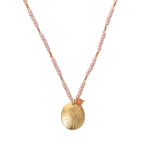 Prayer Carnelian goudkleurige ketting A Beautiful Story